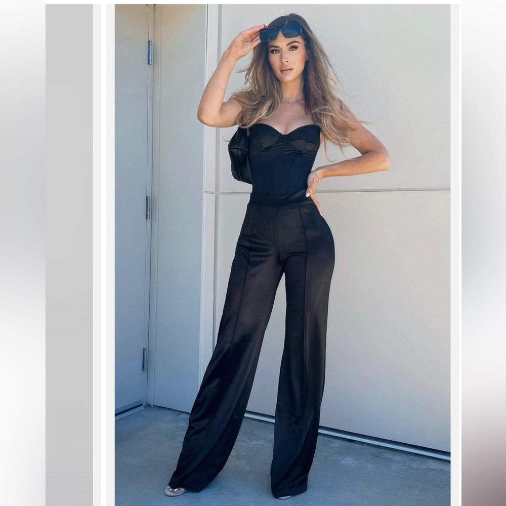 Make A Wish Satin Stretch Pants